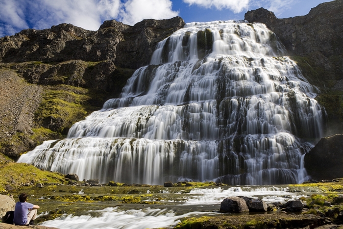 catarata bonita islandia